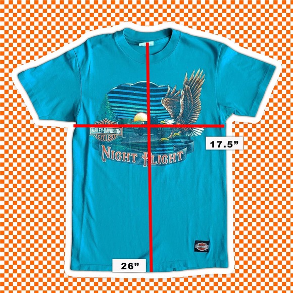 VTG 1990 Harley Davidson Night Flight Sturgis South Dakota Tshirt Sz M - Picture 3 of 9
